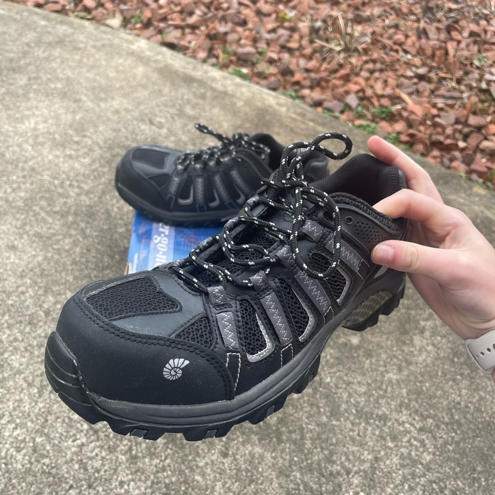 Nautilus Safety Footwear Black Tennis Shoes